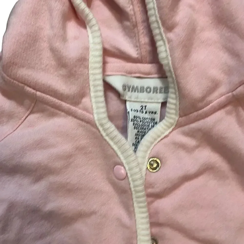 Vintage Gymboree button up jacket with hood size 2T